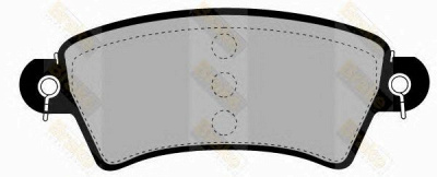 BRAKE ENGINEERING pa1247 -  Комплект тормозных колодок, дисковый тормоз